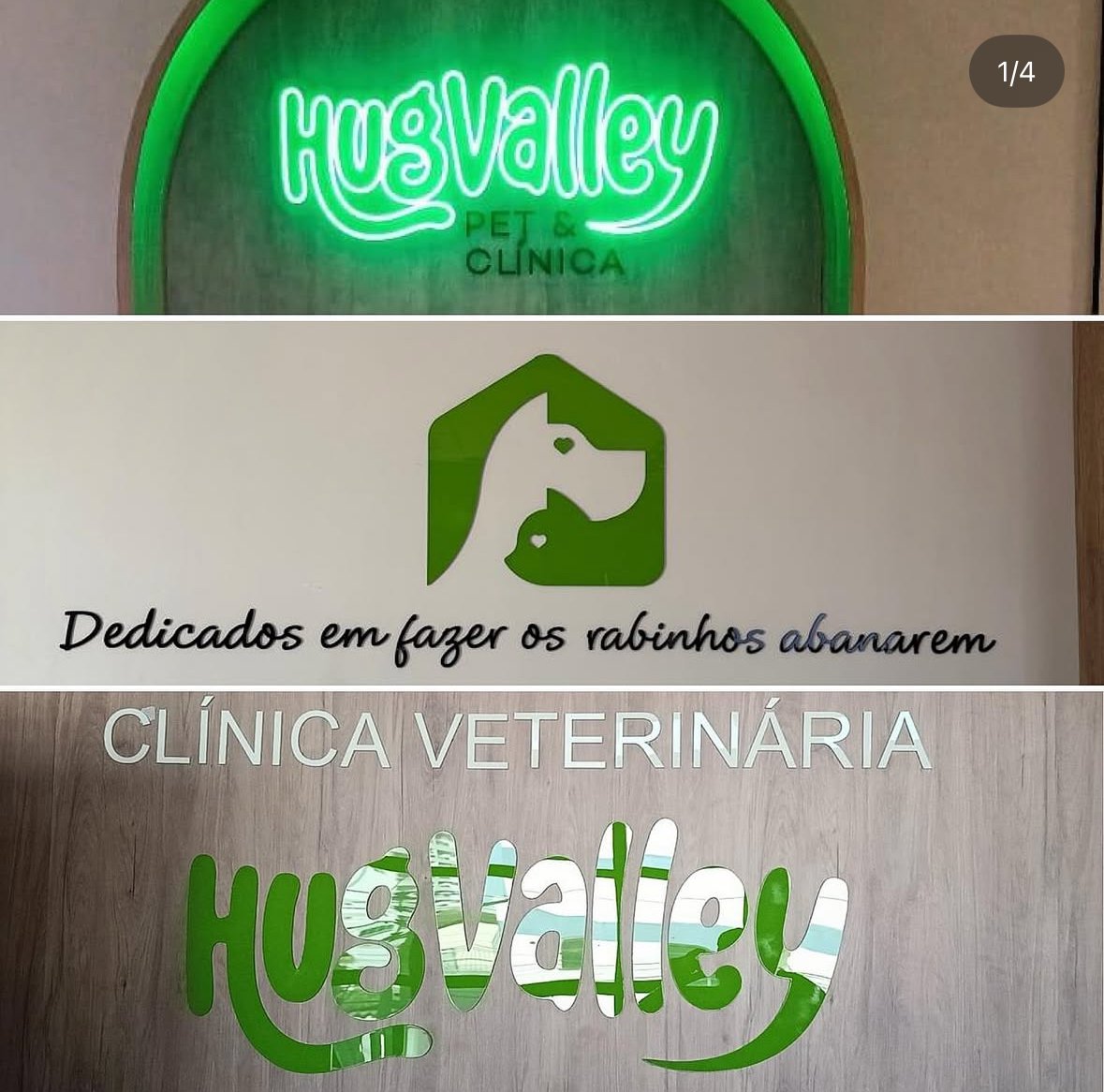 Letreiros Hug Valley - Recal Comunicação Visual