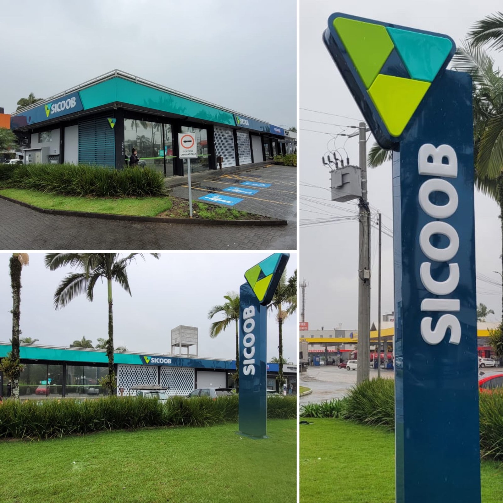 Fachada comercial em ACM - Projeto Recal Comunicação Visual